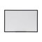 Universal 36 in. x 24 in. Design Series Deluxe Dry Erase Board - White Surface, Black Anodized Aluminum Frame